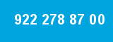 922 278 87 00